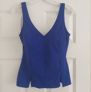 Vintage royal blue/purple swim top